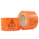Rip Stick Label Heavy 72 x 100mm Orange Roll 660
