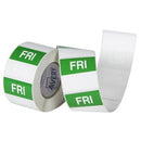 Avery Day Rotation Labels Friday 937340 40 x 40mm Green Roll 500