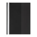 Marbig Deluxe Flat File A4 Clear/Black