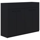 Pryme Storage Planter Melteca Hinged Door 1600Wx1200H Black