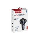 Promate Wirless In-car Fm Transmitter With Handsfree & Qc3.0