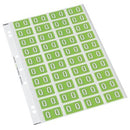 Codafile Lateral File Labels Alpha Letter Q 25mm Sheet 40