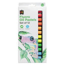 EC Oil Pastels Jumbo Assorted Fluoro Pack 12