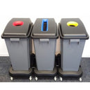 Premier Hygiene Recycle Bin 60L Red, Blue and Yellow Set 3