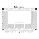 Collins 2027/2028 Desk Pad 50 Leaf A2
