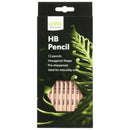 Icon Pencil HB Lead Hexagonal Natural Pack 12