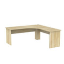Cubit Slab End Workstation 1800x1800x600mm Atlantic Oak
