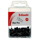 Esselte Push Pins Round Head Black Pack 200