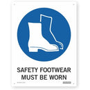 Sign - Safety Footwear Must Be Worn 230mm X 300mm
