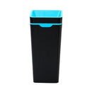 Method Closed Lid Recycling Bin Blue Glass 60L 350(w)x350(d)x755(h)mm