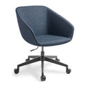 Barker 5-star Swivel Black Aluminium Base Keylargo Navy