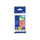 Brother P-Touch Labelling Tape Laminating TZe-441 18mm x 8m Black On Red