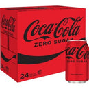 Coca Cola Soft Drink Cans Zero Sugar 330ml Pack 24