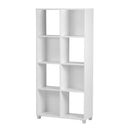 Zealand Cubby Hole Bookcase 8 Cube 800(w)x1650(h)x300(d) 18mm MelaminePanel Tawa