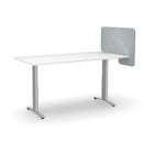 Boyd Acoustic Desk Divider 540x800mm Dark Silvery Grey