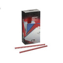 GBC Binding Coil Plastic 21 Ring 12mm Red Box 100