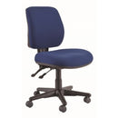 Roma Task Chair 2 Lever Mid Back Dark Blue No Arms