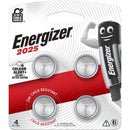 Energizer CR2025 Battery Lithium Coin 3V Pack 4