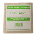 Environap Lunch Napkins 8 Fold 2 Ply Kraft Pack 100