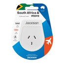 Jackson Slim Outbound 1x Usb-a And 1x Usb-c Travel Adaptor Use In Sa Ind