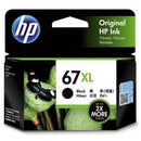 HP Inkjet Ink Cartridge 67XL High Yield Black