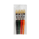 5 Star Paint Brush Stubbie Flat Set 4