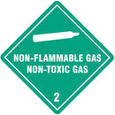 Non-Flamable Labels Gas 2.2 99x98mm Roll 500