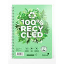 Silvine Spiral Notebook 100% Recycled Ruled A5 120 Pages