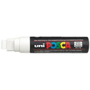 Uni Posca Paint Marker Chisel Tip Extra-Broad 15.0mm White