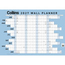 Collins 2027 Wall Planner Unlaminated 700 x 990mm Blue