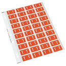 Codafile Lateral File Labels Alpha Letter T 25mm Pack 200
