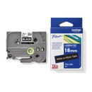 Brother P-Touch Labelling Tape Laminating TZe-345 18mm x 8m White On Black