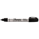 Sharpie Permanent Marker Bullet Tip Metal Barrel 1.5mm Black Box 12