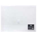 Okin Document Wallet A4 Velcro Closure Clear
