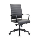 Classic Meeting Boardroom Chair Black With Arms