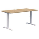 Pryme Fixed Height Desk 1800x800 Oak / White
