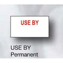 Saito 1 Labels Permanent 'Use By' 22 x 12mm White Roll 1500 Pack 20