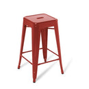 Industry Kitchen Stool 660mm Red