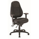 Persona 24/7 Chair With Adjustable Arms Unassembled Black PU