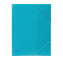 Marbig Document Wallet Polypropylene Elastic Closure A4 Blue