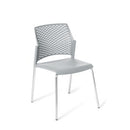 Punch Chair Chrome 4 Leg Smoke