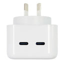 Dynamix 35W Dual Port USB-C/C PD Wall Charger Power Adapter