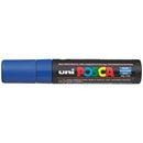 Uni Posca Paint Marker Chisel Tip Extra-Broad 15.0mm Blue