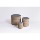 Refold Nest Table Pewter