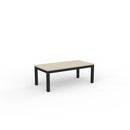 Cubit Coffee Table 1200wx600d Nordic Maple Top / Black Frame