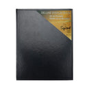 Squirrel Display Book Deluxe Leatherette A4 24 Pocket Black