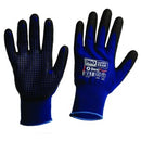 Pro Choice Dexi-Frost Nitrile Dip Gloves With Dots Size 9 Pair