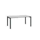 Novah Straight Desk 1800Wx800Dmm White Top / Black Frame