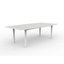 Cubit Boardroom Table 2400x1200 White / White