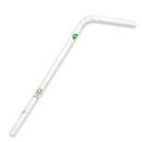 Biopak White Bendy Biostraw 6mm White Pack Of 250